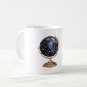 青い世界の地球の夢 コーヒーマグカップ (正面左)