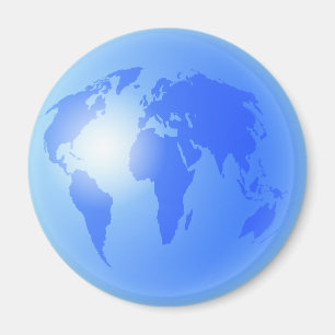 青い世界の地球 マグネット