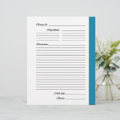 青い両面レシピページ (スタンド正面)