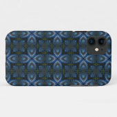 青い中世のタペストリーパターン クールiPhone 5 ケース Case-Mate iPhoneケース (裏面(横))
