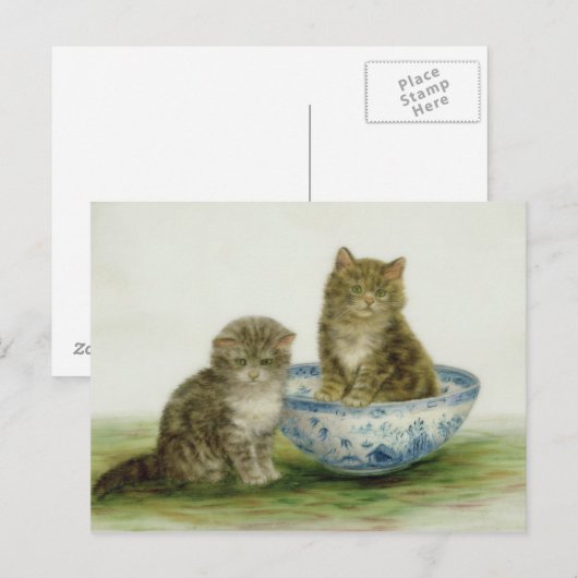 青い中国 ポストカード (正面/裏面)