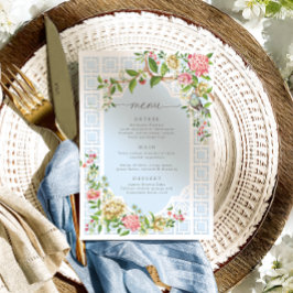 青い中華料理フローラメニュー – Trianon メニュー