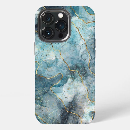 青い丸付きケース – メイトiPhoneケース iPhoneケース (裏面)