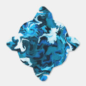 青い丸太筆手作りアートカスタム フェイバーボックス (折り畳みなし)