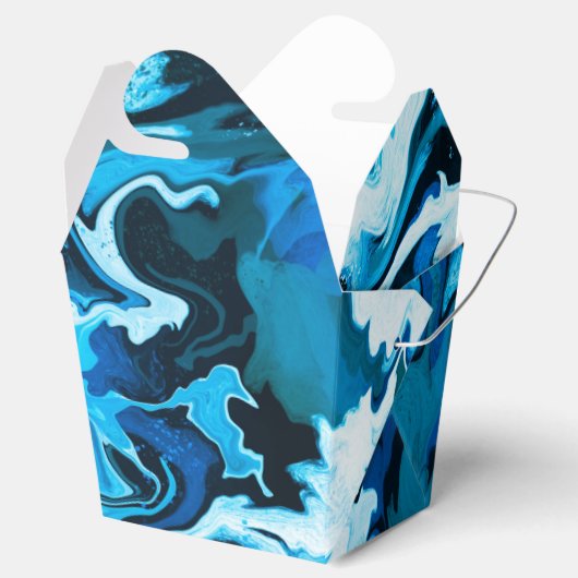 青い丸太筆手作りアートカスタム フェイバーボックス (オープン)