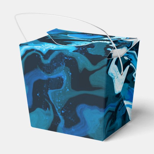 青い丸太筆手作りアートカスタム フェイバーボックス (裏面サイド)