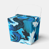 青い丸太筆手作りアートカスタム フェイバーボックス (正面サイド)