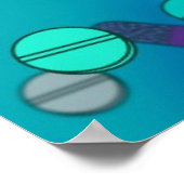 青い丸薬 ポスター (角)