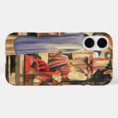 『青い乗り手』時代の画家、オグスト・マッケによる「ショーウィンドウ前の女性」 Case-Mate iPhoneケース (裏面 (横))