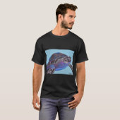 青い亀 Tシャツ (正面フル)