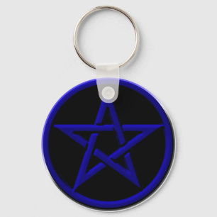 青い五芒星Keychain キーホルダー