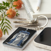 青い交番で泣く天使1 キーホルダー (正面右)