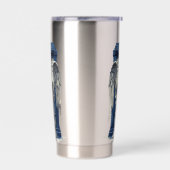 青い交番で泣く天使1 保温保冷タンブラー (左面)