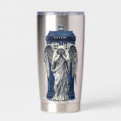 青い交番で泣く天使1 保温保冷タンブラー (背面)