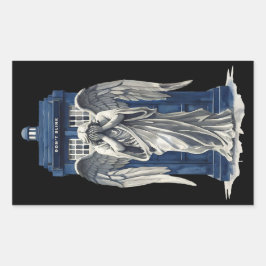 青い交番で泣く天使1 長方形シール