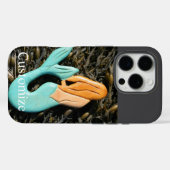 青い人魚のケース Case-Mate iPhoneケース (裏面 (横))