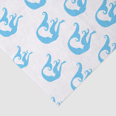 青い人魚のシルエット 薄葉紙 (詳細)