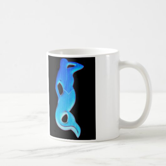 青い人魚のマグ コーヒーマグカップ (右)