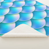 青い人魚の尾 シェルパブランケット (3/4)