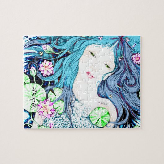 青い人魚 ジグソーパズル (横)