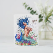 青い人魚 ポストカード (スタンド正面)