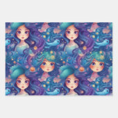 青い人魚 ラッピングペーパーシート (正面3)