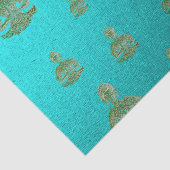 青い仏像 薄葉紙 (詳細)