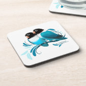 青い仮面のロブバード コースター (左側)