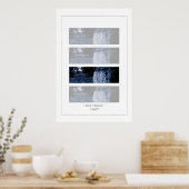 青い休息 ポスター (キッチン)