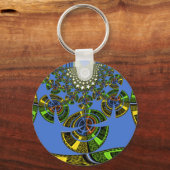 青い伝統 キーホルダー (正面)