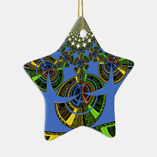 青い伝統 セラミックオーナメント (右)