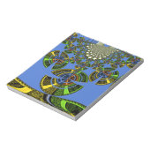 青い伝統 ノートパッド (回転)