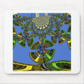 青い伝統 マウスパッド (正面)