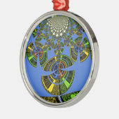 青い伝統 メタルオーナメント (左)