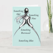 青い何か カード (正面)