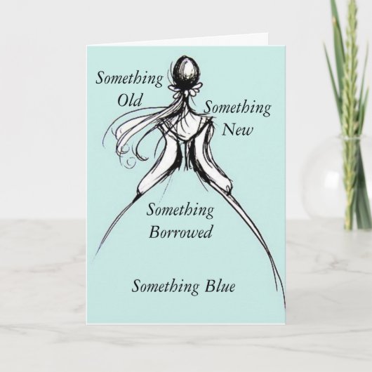 青い何か カード (正面)