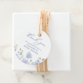 青い何か ドゥー フローラル ブライダル シャワー フェイバータグ (インサイチュ)