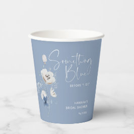 青い何か ドゥ・ビフォア・ザ・ウェディング シャワー 紙コップ