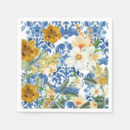 青い何か ネイビーブルー ブライダルシャワー ウェルカム スタンダードカクテルナプキン