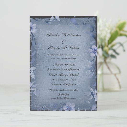 青い何か 招待状 (スタンド正面)