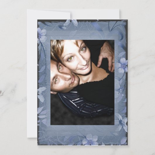 青い何か 招待状 (裏面)