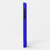 青い保信仰のロゴ Case-Mate iPhoneケース (裏面/左)