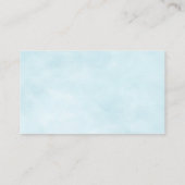 青い傘おむつラッフルエンクロージャカード エンクロージャーカード (裏面)