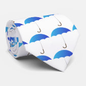 青い傘 ネクタイ (ロール)