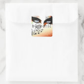 青い催眠眼メイクアップ スクエアシール (バッグ)