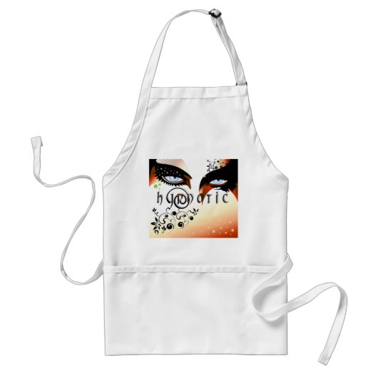 青い催眠眼メイクアップ スタンダードエプロン (正面)