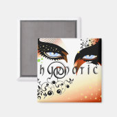 青い催眠眼メイクアップ マグネット (正面/裏面)