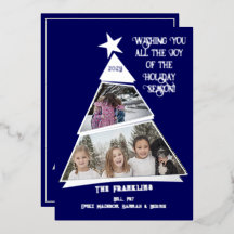 青い傾斜したツリーおもしろいとモダン写真