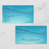 青い優美 名刺 (正面/裏面)