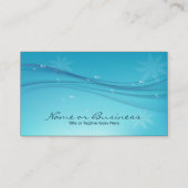 青い優美 名刺 (裏面)